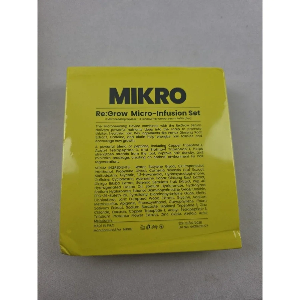 Mikro Re:Grow Your Own‎ Hair Thicker Fuller 1 Month Supply